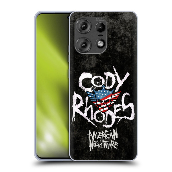 WWE Cody Rhodes Distressed Name Soft Gel Case for Motorola Edge 50 Pro