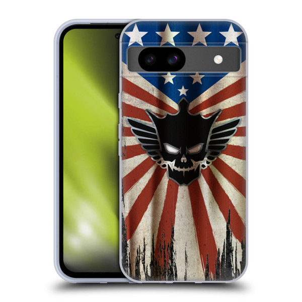 WWE Cody Rhodes Distressed Flag Soft Gel Case for Google Pixel 8a
