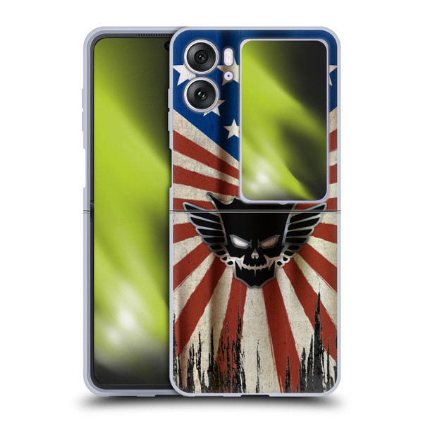 WWE Cody Rhodes Distressed Flag Soft Gel Case for OPPO Find N2 Flip