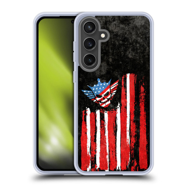 WWE Cody Rhodes Superstar Flag Soft Gel Case for Samsung Galaxy S24 FE