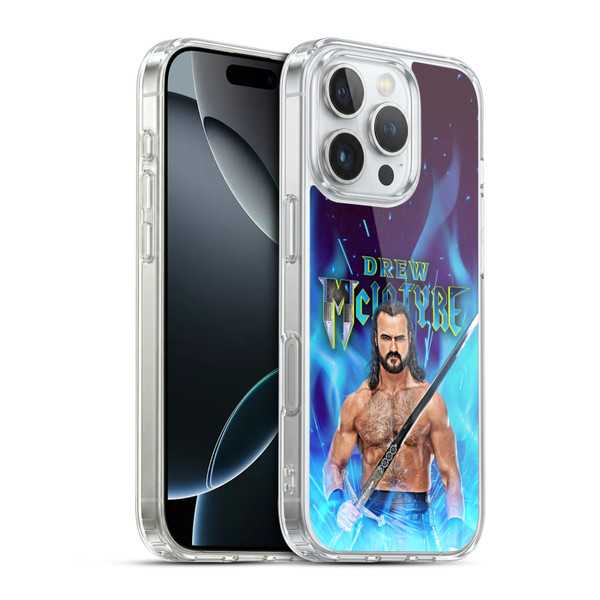 WWE Drew McIntyre Scottish Warrior Soft Gel Case for Apple iPhone 16 Pro & MagSafe