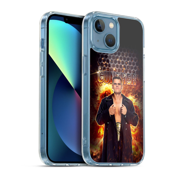 WWE Gunther Portrait Soft Gel Case for Apple iPhone 13 Mini & MagSafe