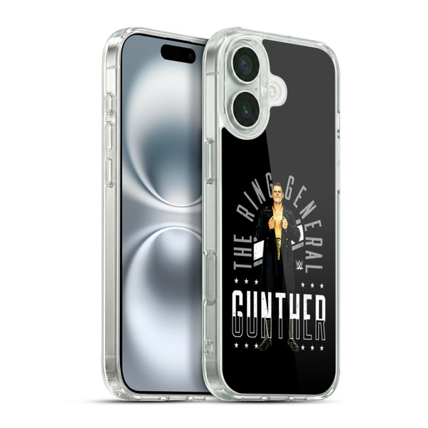 WWE Gunther Ring General Soft Gel Case for Apple iPhone 16 Plus & MagSafe