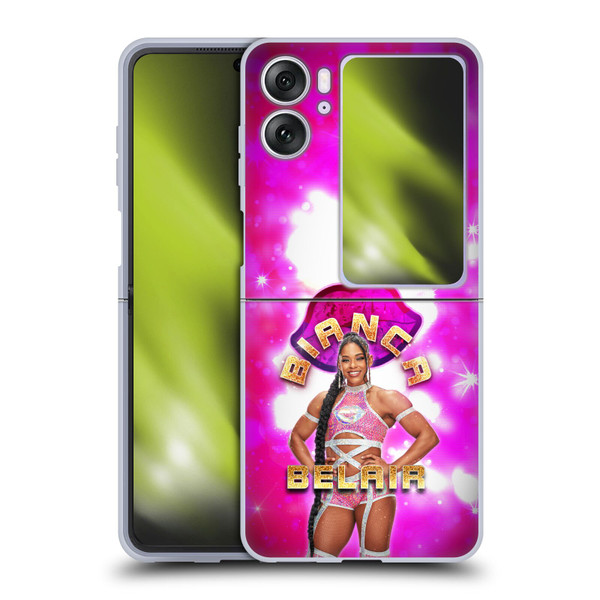 WWE Bianca Belair Portrait Soft Gel Case for OPPO Find N2 Flip