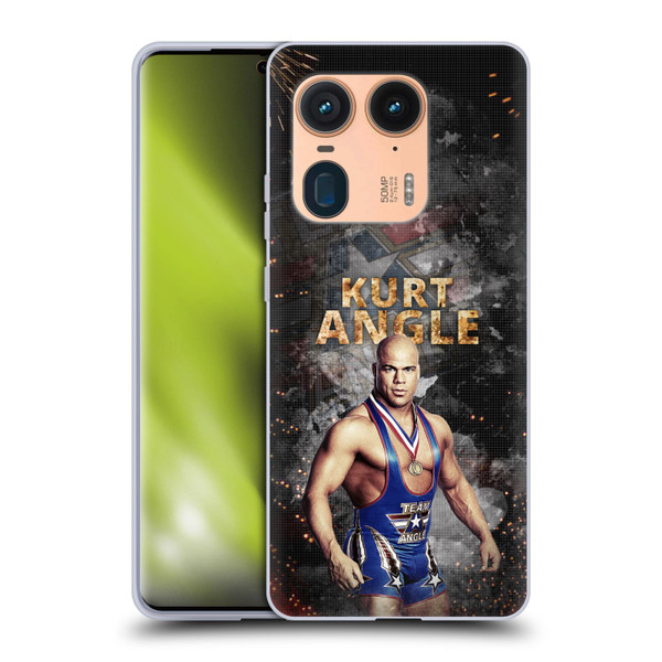 WWE Kurt Angle LED Image Soft Gel Case for Motorola Edge 50 Ultra/X50 Ultra