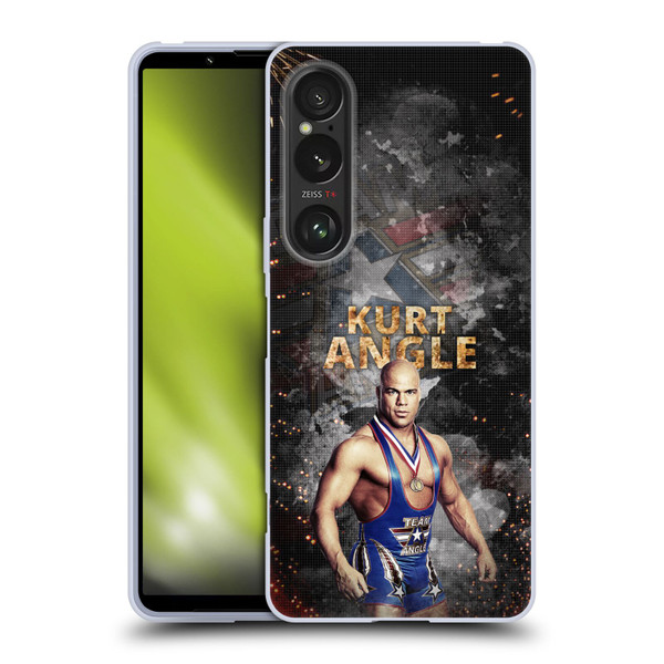 WWE Kurt Angle LED Image Soft Gel Case for Sony Xperia 1 VI 5G