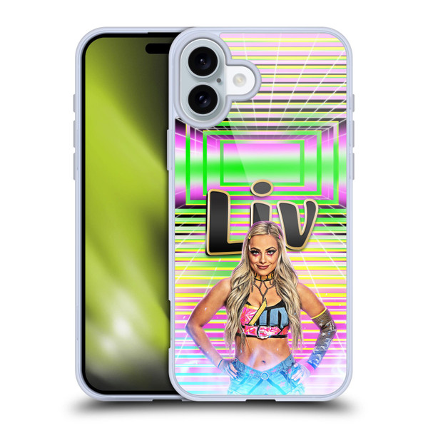 WWE Liv Morgan Portrait Soft Gel Case for Apple iPhone 16 Plus & MagSafe