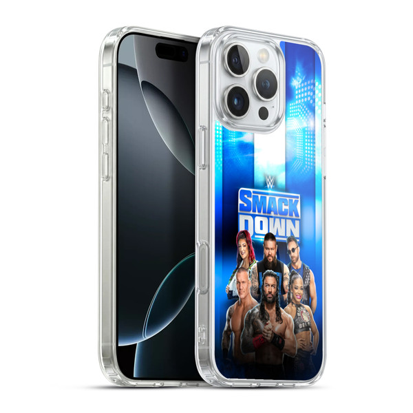 WWE Pay-Per-View Superstars 2024 Smackdown! Soft Gel Case for Apple iPhone 16 Pro Max & MagSafe