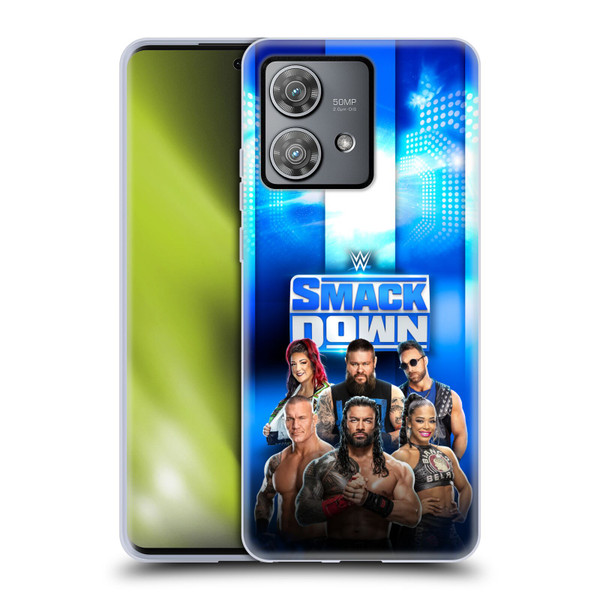 WWE Pay-Per-View Superstars 2024 Smackdown! Soft Gel Case for Motorola Edge 40 Neo 5G
