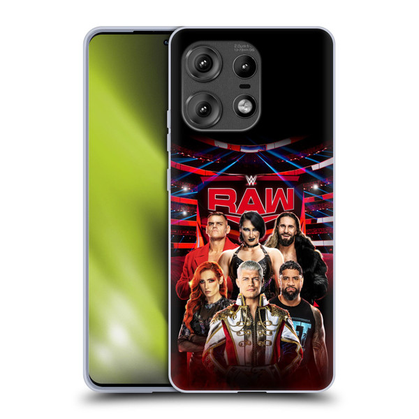 WWE Pay-Per-View Superstars 2024 Raw Soft Gel Case for Motorola Edge 50 Pro