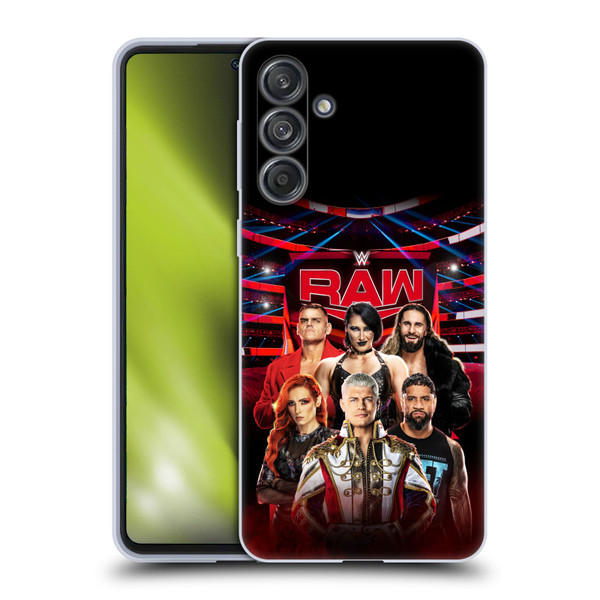 WWE Pay-Per-View Superstars 2024 Raw Soft Gel Case for Samsung Galaxy M55 5G