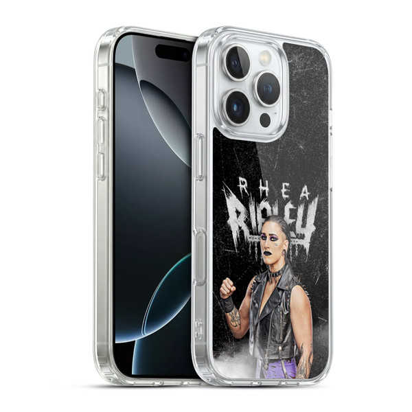WWE Rhea Ripley Portrait Soft Gel Case for Apple iPhone 16 Pro & MagSafe