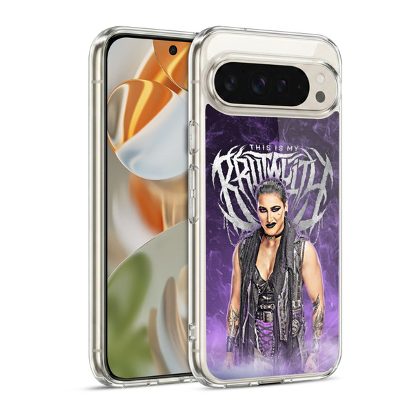 WWE Rhea Ripley This Is My Brutality Soft Gel Case for Google Pixel 9 / Pixel 9 Pro