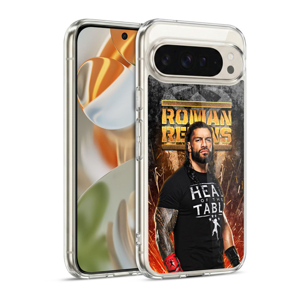 WWE Roman Reigns Grunge Soft Gel Case for Google Pixel 9 / Pixel 9 Pro