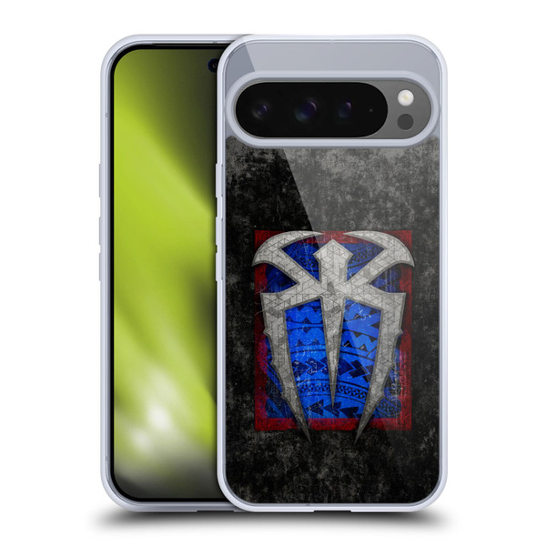 WWE Roman Reigns Distressed Logo Soft Gel Case for Google Pixel 9 Pro XL
