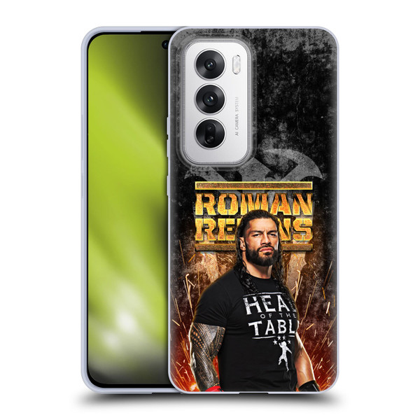 WWE Roman Reigns Grunge Soft Gel Case for OPPO Reno12 5G