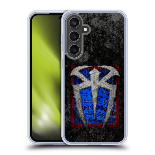 WWE Roman Reigns Distressed Logo Soft Gel Case for Samsung Galaxy S24 FE & MagSafe