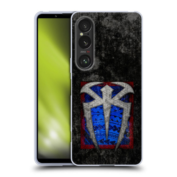 WWE Roman Reigns Distressed Logo Soft Gel Case for Sony Xperia 1 VI 5G