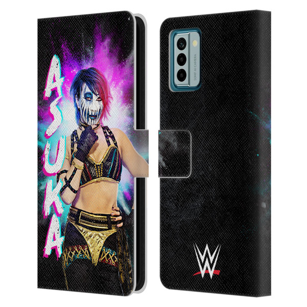 WWE Asuka Black Portrait Leather Book Wallet Case Cover For Nokia G42