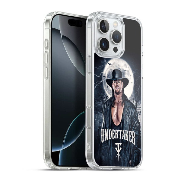 WWE The Undertaker Portrait Soft Gel Case for Apple iPhone 16 Pro Max & MagSafe