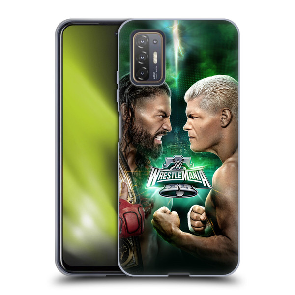 WWE Wrestlemania 40 Roman Vs Cody Soft Gel Case for HTC Desire 21 Pro 5G