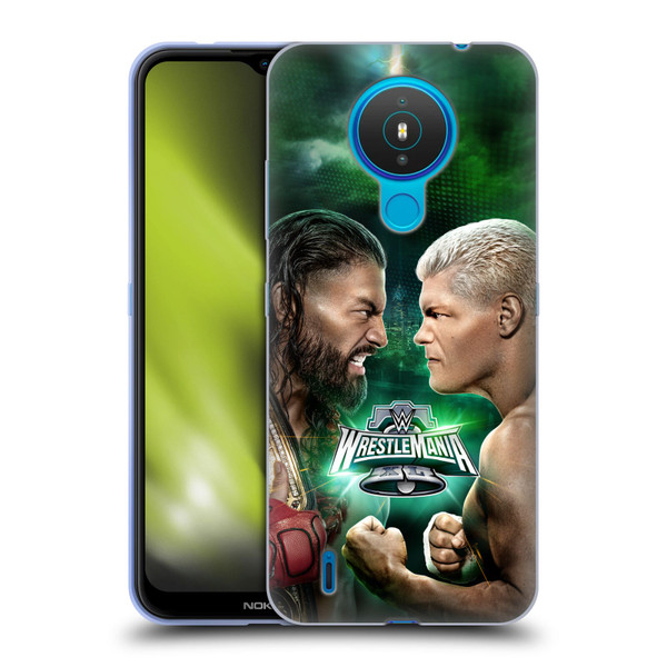 WWE Wrestlemania 40 Roman Vs Cody Soft Gel Case for Nokia 1.4