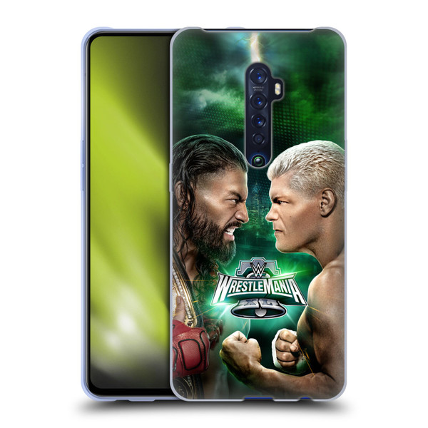 WWE Wrestlemania 40 Roman Vs Cody Soft Gel Case for OPPO Reno 2