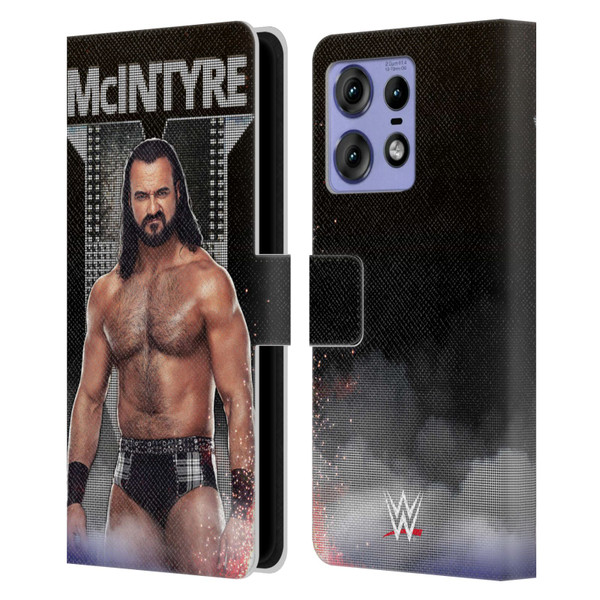 WWE Drew McIntyre LED Image Leather Book Wallet Case Cover For Motorola Edge 50 Pro