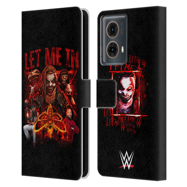 WWE Bray Wyatt Let Me In Leather Book Wallet Case Cover For Motorola Moto G85