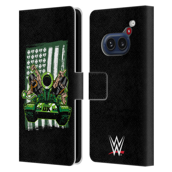 WWE D-Generation X Flag Leather Book Wallet Case Cover For Nothing Phone (2a)