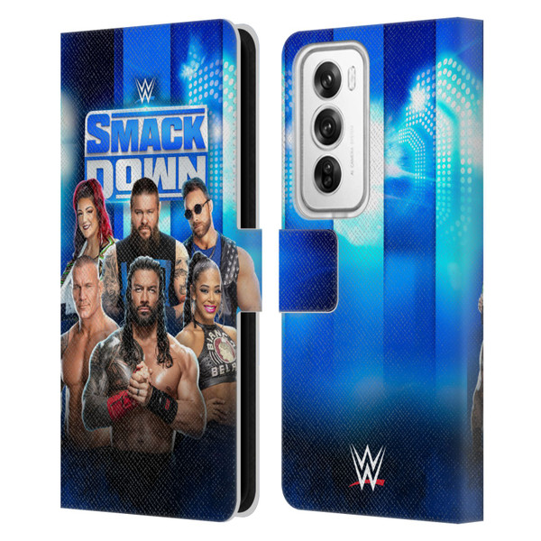 WWE Pay-Per-View Superstars 2024 Smackdown! Leather Book Wallet Case Cover For OPPO Reno12 Pro 5G
