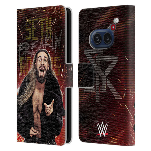 WWE Seth Rollins LED Leather Book Wallet Case Cover For Nothing Phone (2a)