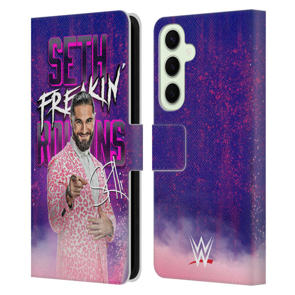 WWE Seth Rollins Seth Freakin' Rollins Leather Book Wallet Case Cover For Samsung Galaxy S25+