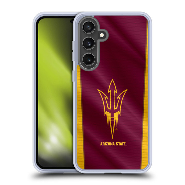 Arizona State University ASU Arizona State University Banner Soft Gel Case for Samsung Galaxy S24 FE