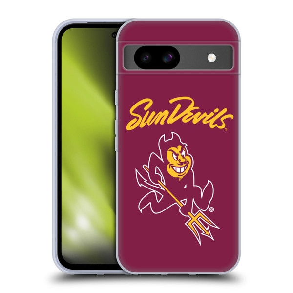 Arizona State University ASU Arizona State Art Sun Devils Soft Gel Case for Google Pixel 8a