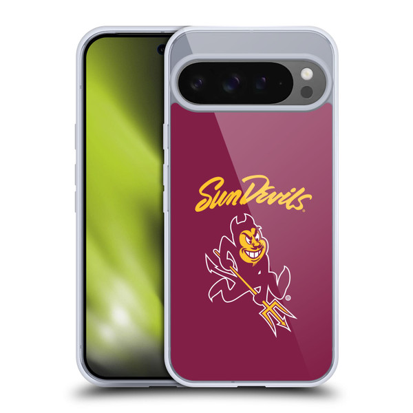 Arizona State University ASU Arizona State Art Sun Devils Soft Gel Case for Google Pixel 9 Pro XL
