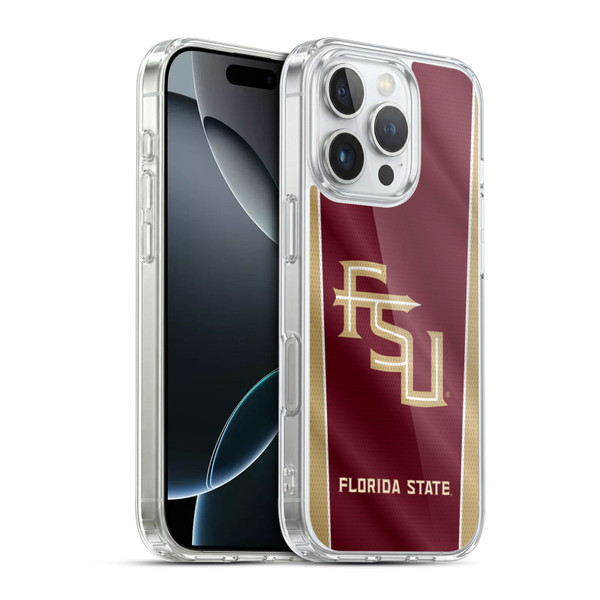 Florida State University FSU Florida State University Banner Soft Gel Case for Apple iPhone 16 Pro & MagSafe