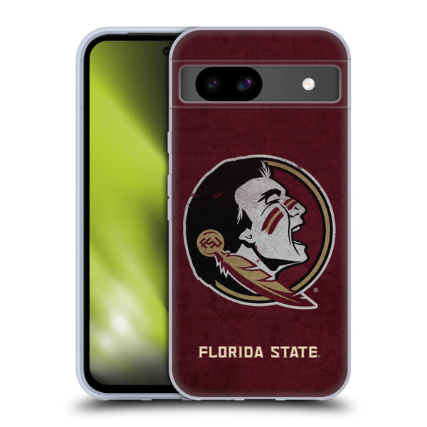 Florida State University FSU Florida State University Distressed Soft Gel Case for Google Pixel 8a