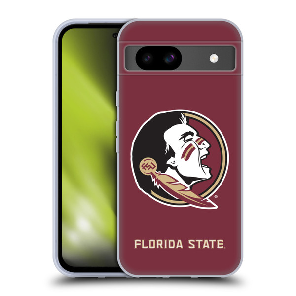 Florida State University FSU Florida State University Plain Soft Gel Case for Google Pixel 8a