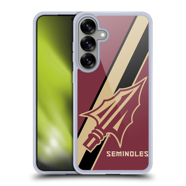 Florida State University FSU Florida State University Stripes Soft Gel Case for Samsung Galaxy S25+