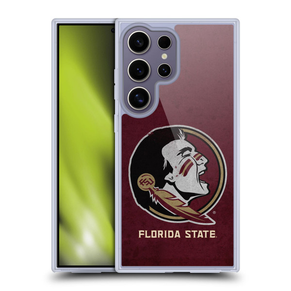 Florida State University FSU Florida State University Distressed Soft Gel Case for Samsung Galaxy S25 Ultra