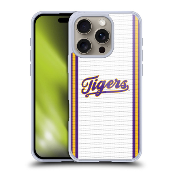 Louisiana State University LSU Louisiana State University Football Jersey Soft Gel Case for Apple iPhone 16 Pro