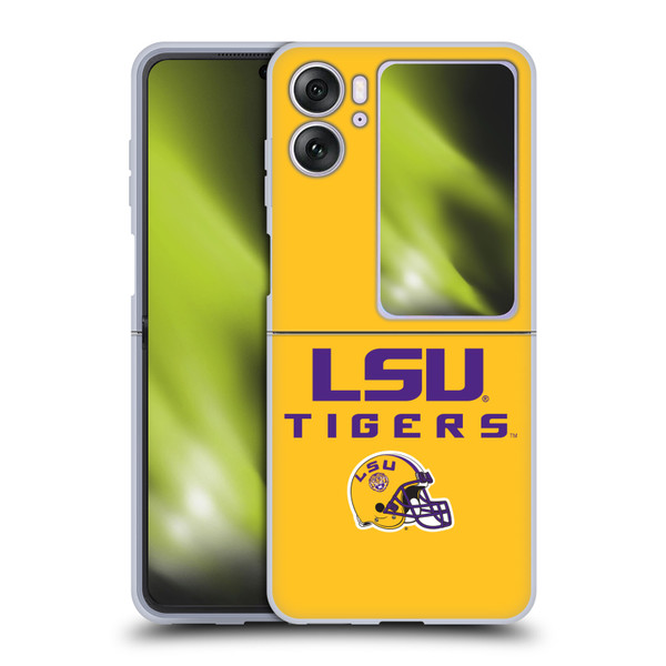 Louisiana State University LSU Louisiana State University Helmet Logotype Soft Gel Case for OPPO Find N2 Flip