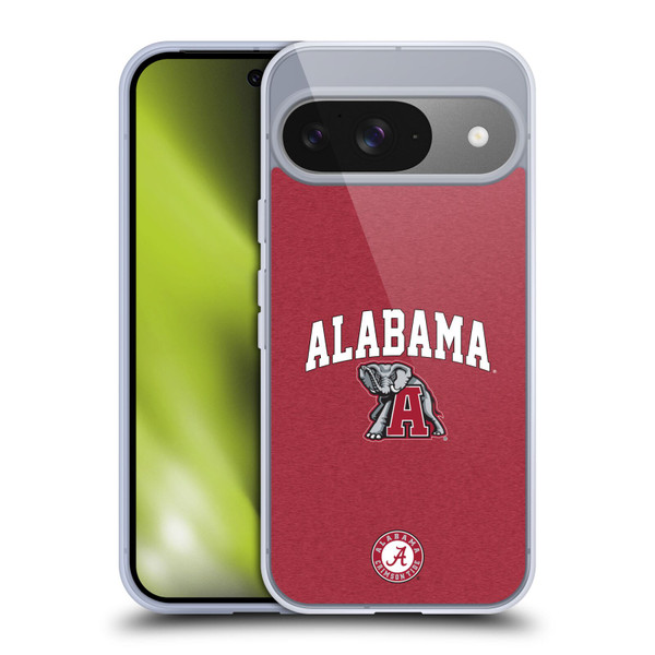 University Of Alabama UA The University Of Alabama Campus Logotype Soft Gel Case for Google Pixel 9 / Pixel 9 Pro