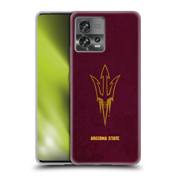 Arizona State University ASU Arizona State University Distressed Look Soft Gel Case for Motorola Moto Edge 30 Fusion