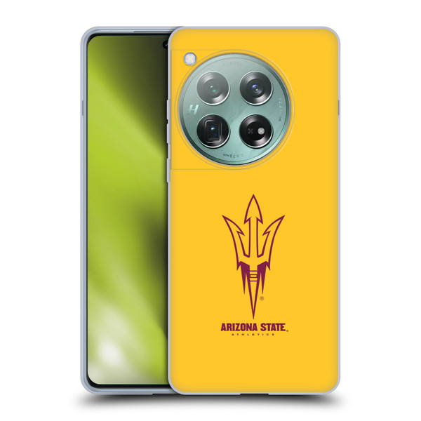 Arizona State University ASU Arizona State University Plain Soft Gel Case for OnePlus 12