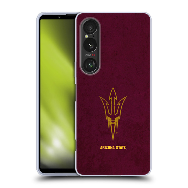 Arizona State University ASU Arizona State University Distressed Look Soft Gel Case for Sony Xperia 1 VI 5G