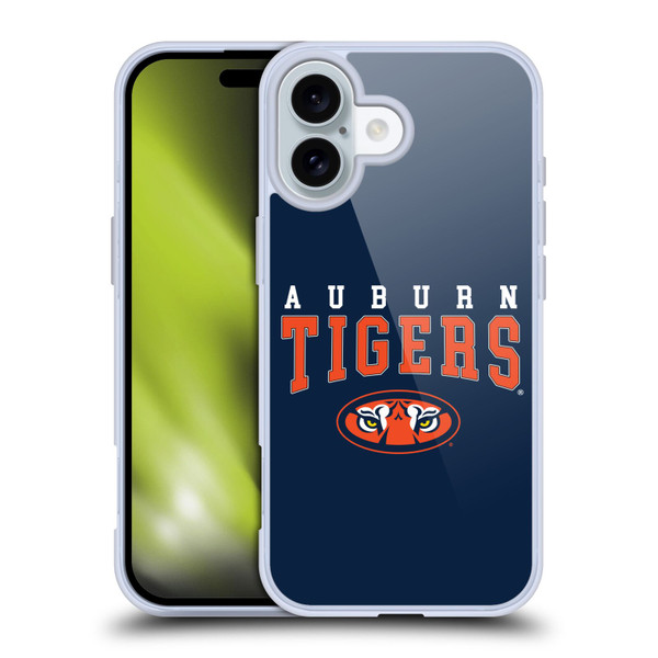 Auburn University AU Auburn University Auburn Tigers Soft Gel Case for Apple iPhone 16