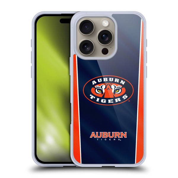 Auburn University AU Auburn University Banner Soft Gel Case for Apple iPhone 16 Pro