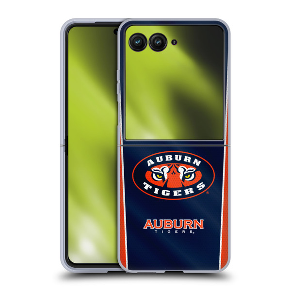 Auburn University AU Auburn University Banner Soft Gel Case for Motorola Razr 50 Ultra